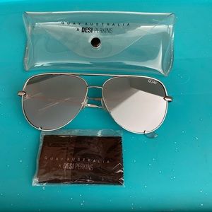 Quay X Desi Perkins high key aviator sunglasses